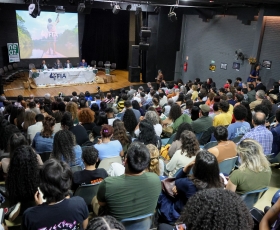 Abertura do 4º Fórum Internacional sobre a Amazônia. 10/06/2025. Foto: Beto Monteiro/Ascom UnB